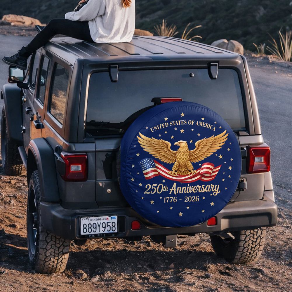 United States 250th Anniversary Tire Cover Gift for Family HA75 898958
