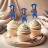 Custom Funny Face Finished Graduate Physical Cupcake Toppers – Class of 2026 Party Decor HO82 901338