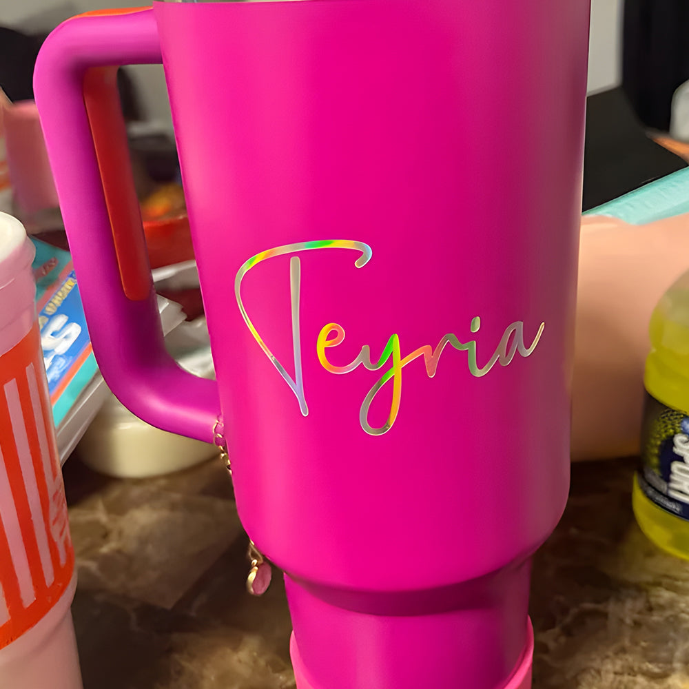 Personalized Name Vinyl Decals - Build Your Own Decals, Car Decals, Glassware Decals, Business Decals LM32 897791