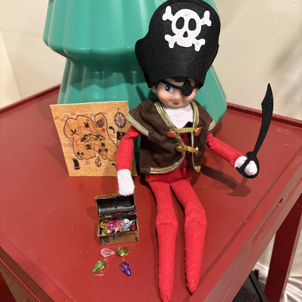 Pirate Set Elf Clothes Couture – Elf Doll Accessories Christmas Gift LM32 670453