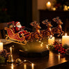 Santa's Flying Sleigh - Xmas Decor for Home, Office, Shelf & Holiday Party HO82 903636