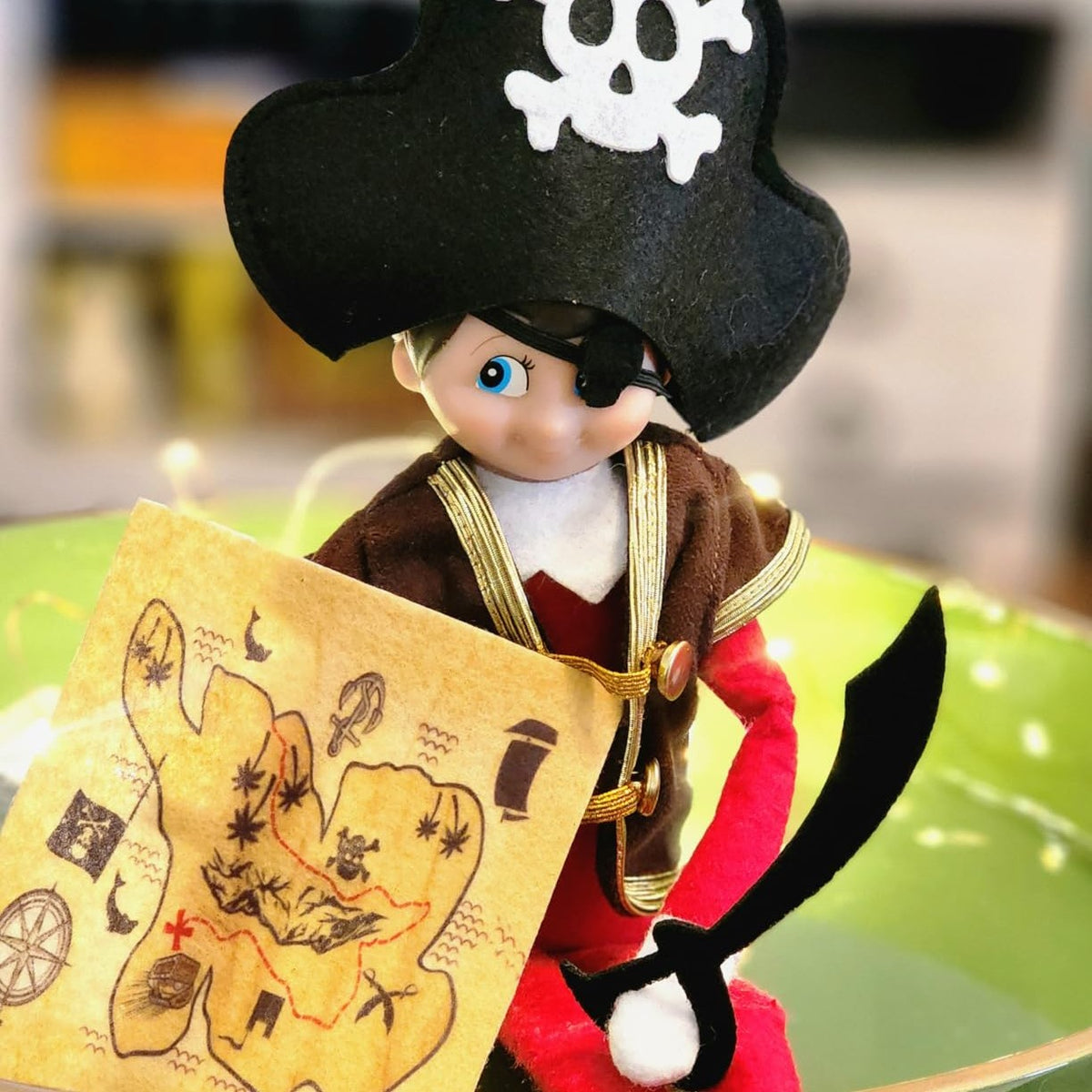 Pirate Set Elf Clothes Couture – Elf Doll Accessories Christmas Gift LM32 670453