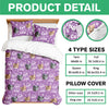 Custom Pet Photo Best Dad And Mom Ever Quilt Bedding Set For Dog And Cat Lovers LM32 897283