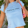 Custom Name “It’s Giving Mrs” Baby Tee - Personalized Bride Gift LM32 899653