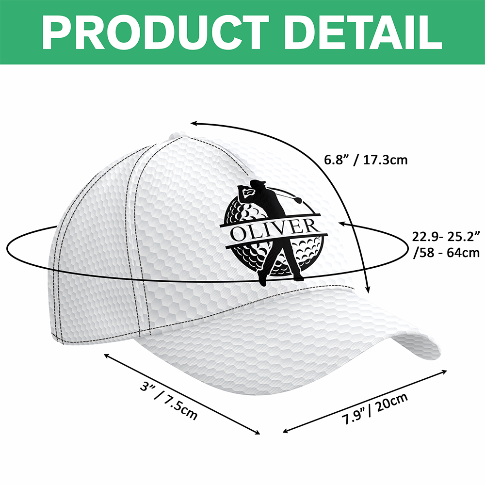 Personalized Custom Name AOP Cap For Golf Lover TH10 898125