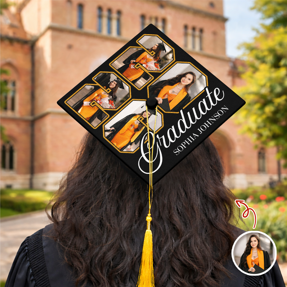 Custom Photo Class Of 2026 Personalized Graduation Cap Topper HA75 920614