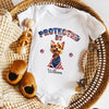 Custom 3D American Dog Protect By Buddy - American Design Baby Onesie LM32 899119