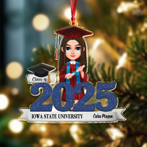 Personalized Class Of 2025 Graduation Senior Keepsake Acrylic Ornament LM32 897185