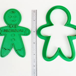 Personalized Gingerbread Name Family Gift Ginger Cookie Stamp LM32 897423