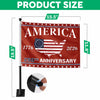 1776 - 2026 America 250th Anniversary Car Flag HA75 898852
