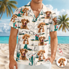 Custom Dog Photo Hawaii Shirt Gift For Pet Lovers TH10 169355