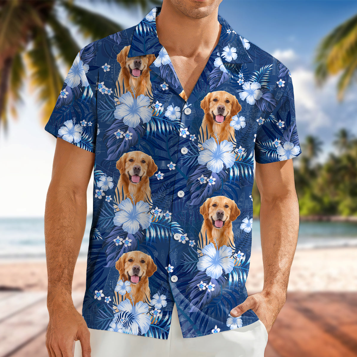 Custom Photo Summer Hawaiian Shirt Perfect For Vacations & Gifts LM32 893749