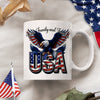 Faith, Family & Freedom America 250 Years Patriotic White Mug LM32 897359