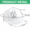 Custom Kids Names Papa Golf Pattern Classic Cap - Personalized Gift for Dad HA75 921264