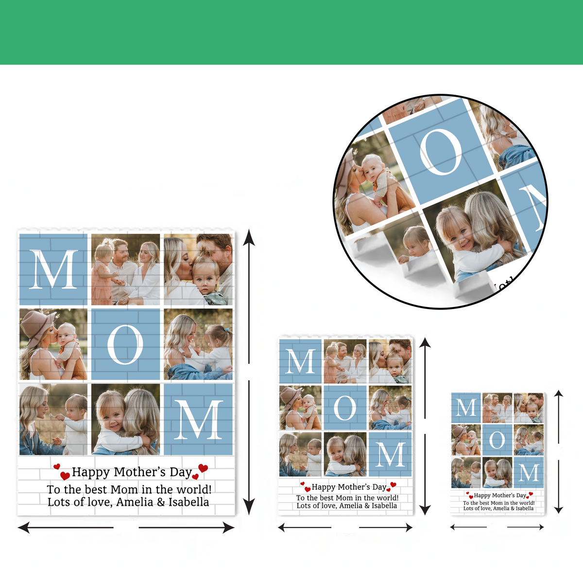 Custom Photo Mom Happy Mother's Day Building Block CH07 910694