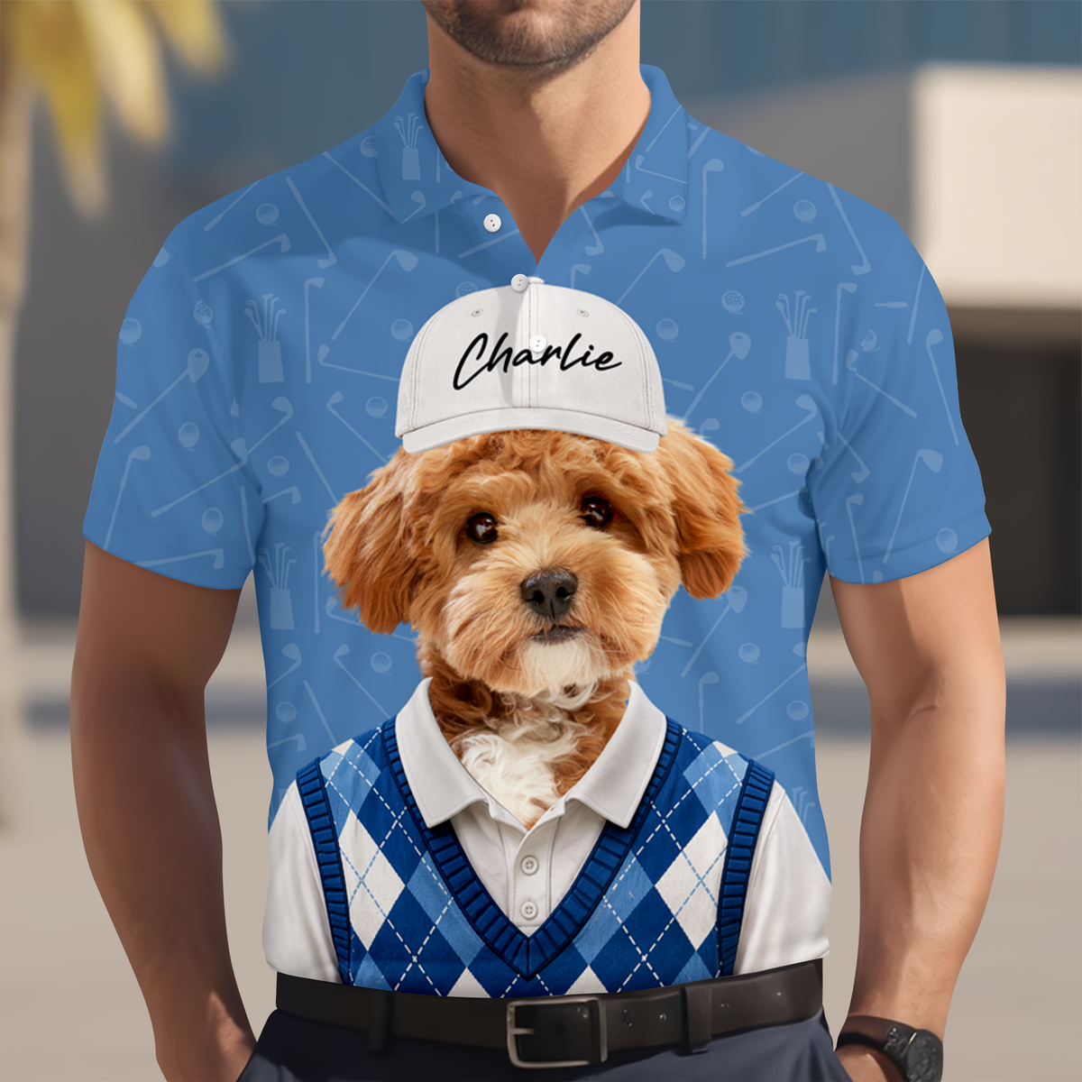 Custom Pet Photo Polo Shirt For Dog Lovers CH07 911420