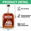 Custom Photo Happy Father's Day To The Best Dog Dad Ever Whiskey Bottle HA75 921390