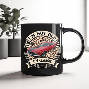This Is How I Roll - Custom Car Photo Route 66 Vintage Black Mug CH07 899804