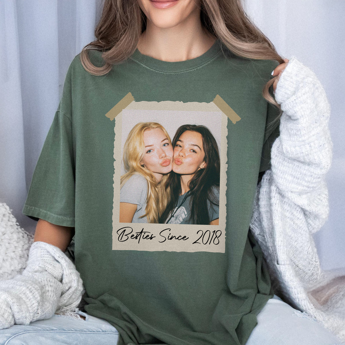 Custom Bestie Photo Since Vintage 90s Comfort Color Shirt CH07 899388