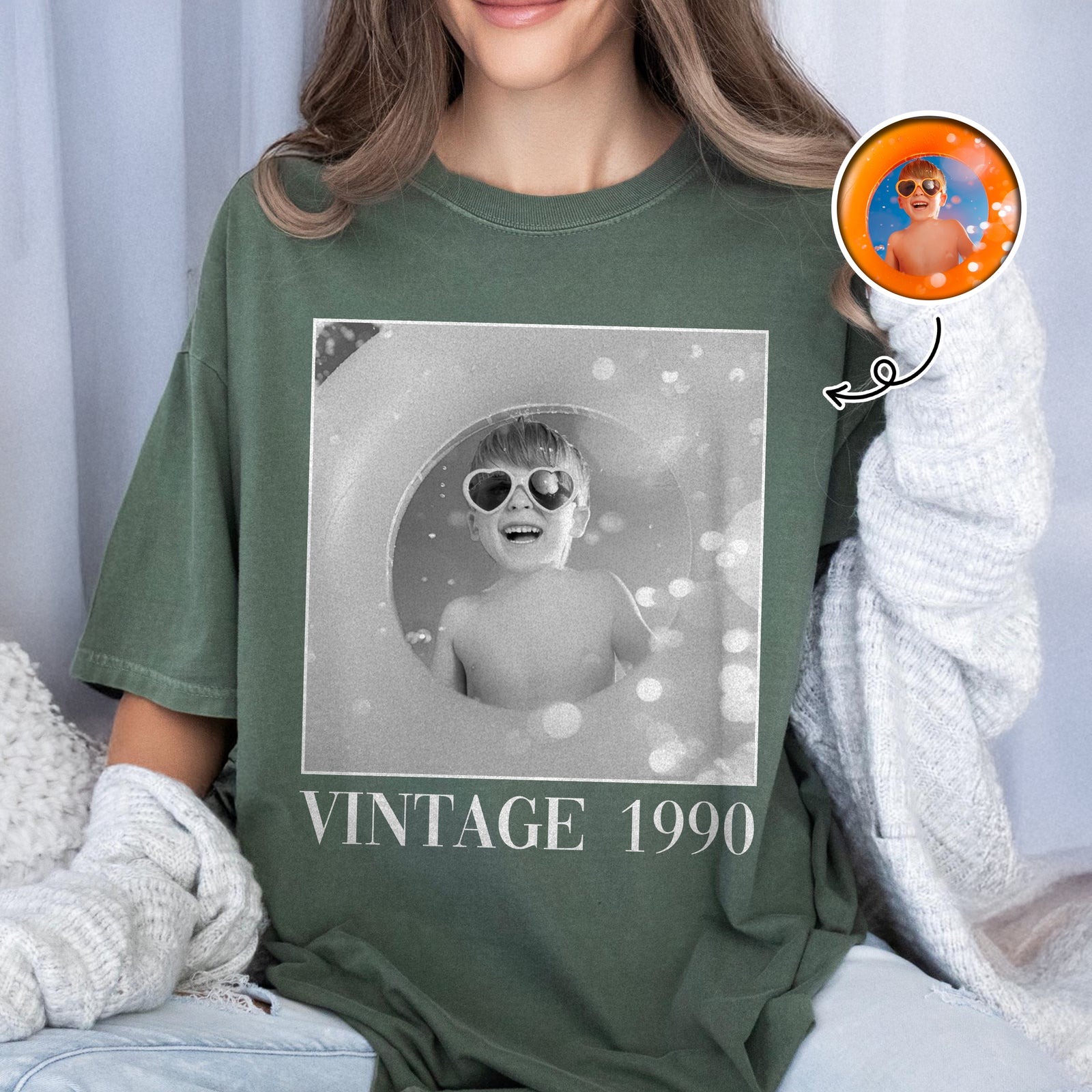 Custom Photo Vintage Style Comfort Shirt HO82 894918