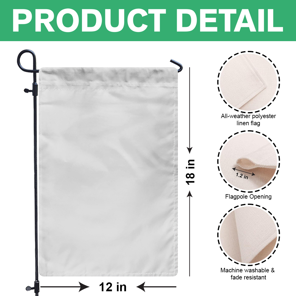 Personalized 250th Anniversary USA Patriotic Faux Pattern Garden Flag HO82 901298