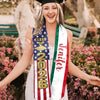 Custom Country Flag Class of 2026 Graduation Stoles HA75 898890