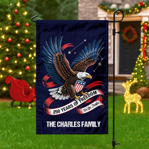 Custom Family Name 250 Years Of Freedom, We The People Garden Flag TH10 898313