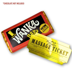 Funny Golden Ticker with Chocolate Wrapper Gift, Valentines Gift For Him, Husband, Boyfriend LM32 899001