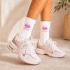 Custom Name Senior Mom 2027 Embroidered Socks, Graduation Gift for Mom HO82 903466