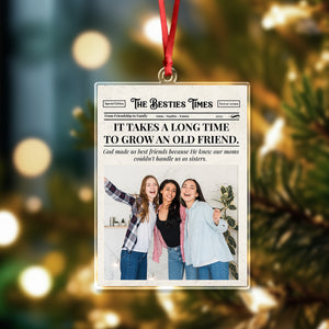 Custom Photo The BFF Times Acrylic Ornament Christmas Gift For Besties HO82 894730