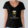 Vitamin G Embroidered Effect Funny Irish Beer Patrick's Day Shirt LM32 899199