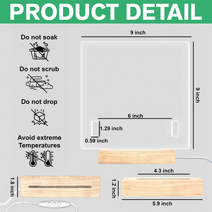 Custom Photo I Can Run Like A Puppy, I Can Even Fly With My New Wings - Memorial Personalized Acrylic Collar Frame CH07 896090