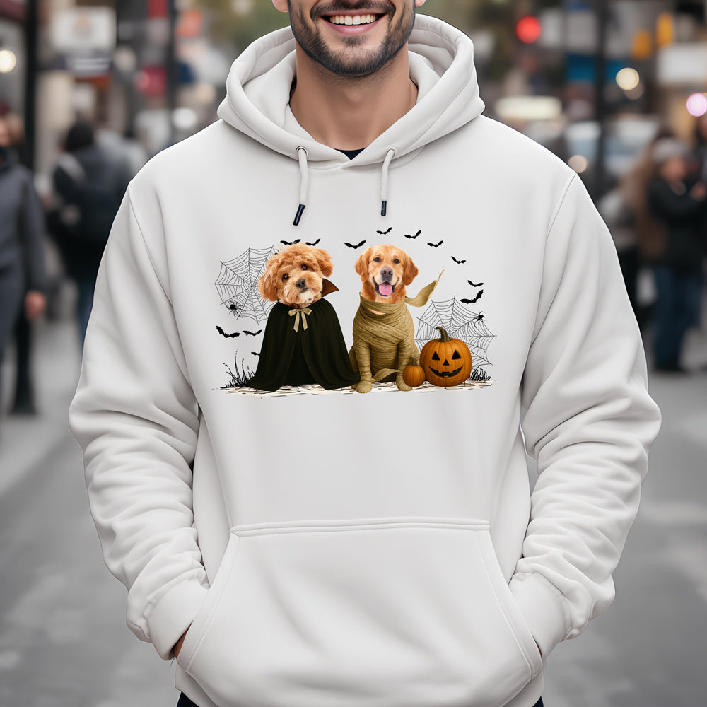 Custom Photo Gothic Halloween Shirt For Dog Lover TH10 896135