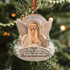 Custom Photo Pet Memorial Angel Wings 3D Effect Acrylic Ornament HO82 903960