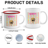 Custom Dog Photo Retro Style 12oz Two-Tone Enamel Mug CH07 911990