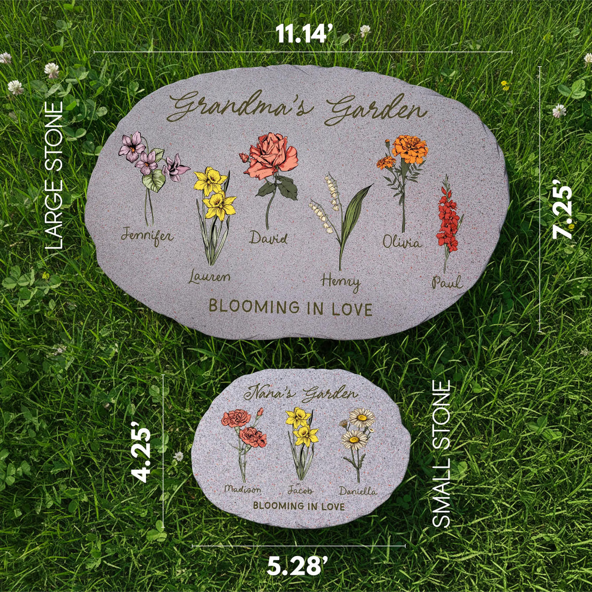 Personalized Garden Stone - Gift For Mom, Mother's Day HO82 902140