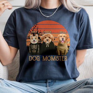 Custom Photo Dog Momster Comfort Shirt Halloween Gift For Dog Lovers TH10 896155