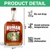 Custom Dog Cat Photo This Human Belongs To Whiskey Bottle - Personalized Pet Lover Gift HA75 921366