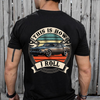 This Is How I Roll - Custom Car Photo Route 66 Vintage Back Side Dark Shirt CH07 896600