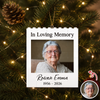 Personalized Memorial Photo In Loving Memory Christmas Building Blocks Ornament CH07 180446