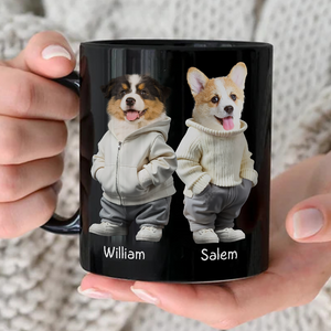 Custom Photo Cool Dog, Cat Mug Gift For Dog Cat Pet Lover HA75 891846