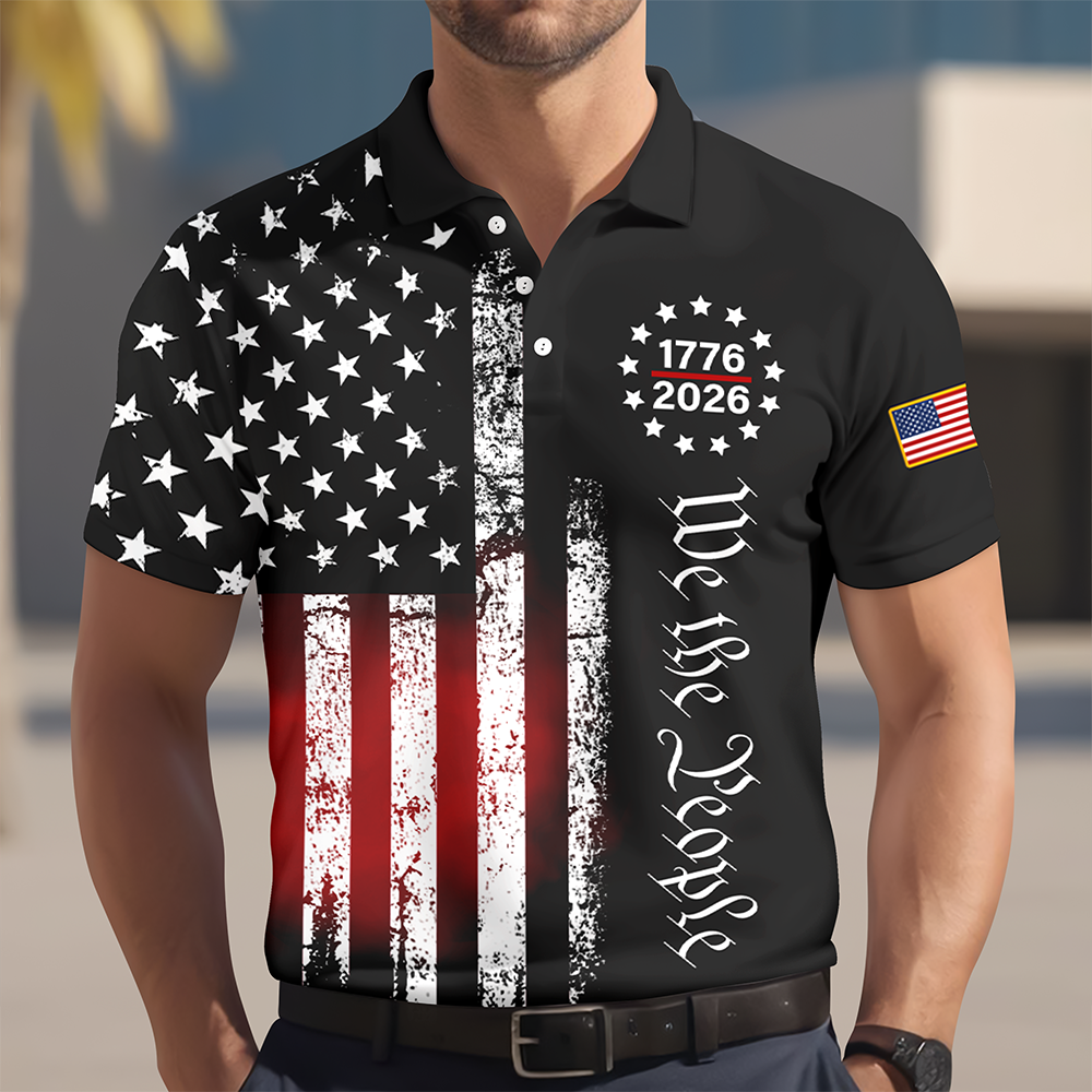 Personalized We The People America 250th Anniversary 1776-2026 Polo Shirt LM32 899603
