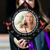 I Remembered Who Was Watching Personalized Memorial Photo Graduation Cap Topper CH07 910934