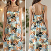 Custom Cat Photo Tropical Summer Pattern Cami Maxi Dress HO82 902398