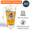 Custom Photo Senior 2027 Print Beer Glass TH10 170623