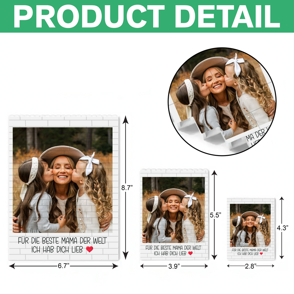 Personalized Photo Building Block – Custom Gift for Mom, Mother’s Day Picture Brick HO82 901428