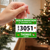 Personalized Race Bib Christmas Acrylic Ornament Gift for Marathon Lovers HO82 900644
