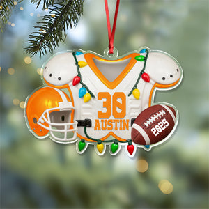 Personalized Gifts For American Football Lovers Christmas Acrylic Ornament TH10 894941