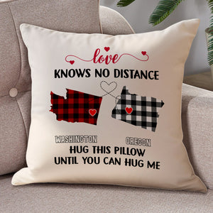 Love Knows No Distance Couple Pillow TH10 892343