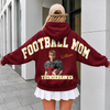 Custom Photo Football Dad Mom Shoulder To Shoulder Shirt CH07 180932